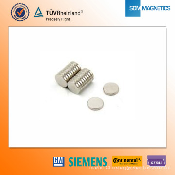 D12 * 2mm N42 Neodym-Magnet